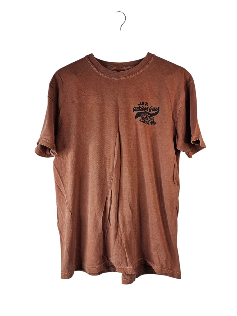 Comfort Colors Mens Large Rust Orange Jax Outdoor Gear Jeep Graphic T Shirt